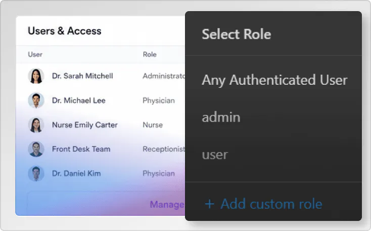 Project management platform user roles snapshow